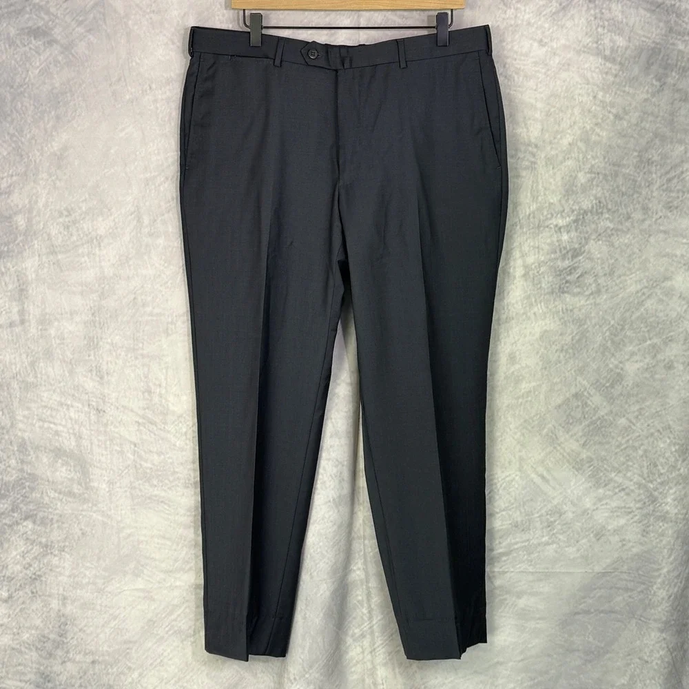 New Ermenegildo Zegna TROFEO COMFORT Wool Regular Fit Dress Pants Sz 36x29 NWOT